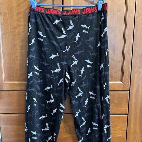 Jaws Pajama Pants SIZE XL - Picture 1 of 4